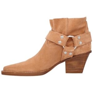Paris Texas Austin Pointed-Toe Ankle Boots in Suede, Size 36.5 (Size 6 US Women)